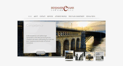 Desktop Screenshot of benjaminevanslaw.com